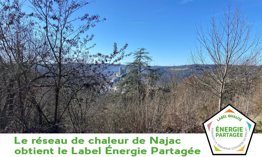 Le réseau de chaleur à Najac labellisé Energie-Partagée